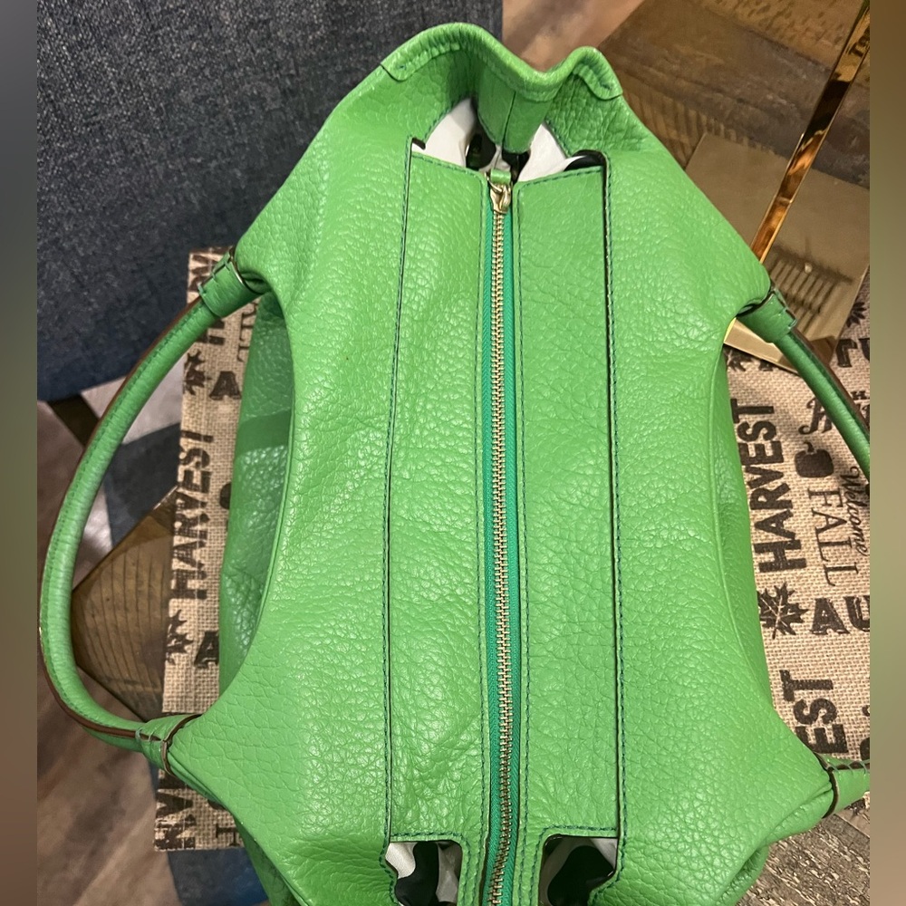 Kate Spade Green Leather Tote Bag - Picture 10 of 11